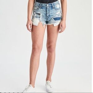 American Eagle HiRise High Waisted Festival Short